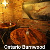 Custom Hand Made Reclaimed Wood Restaurant Tables with Epoxy Resin Finish